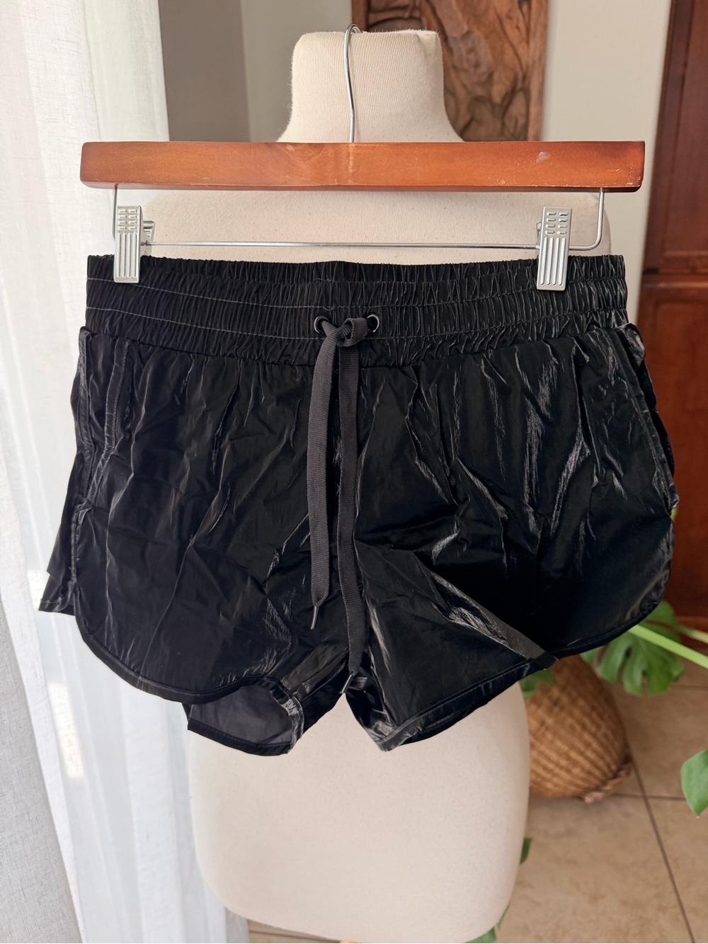 ZYIA Active Black Reflective Running Shorts Size Small